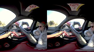 Car Footjob