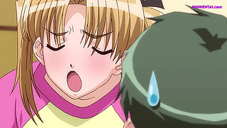 Sweet Blonde Girl Home Alone With Stepbrother ( UNCENSORED )