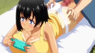 Summer sex vacation with curvy friend - Hentai
