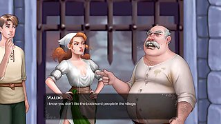 What a legend in the sex simulator with a sexy backside and big boobs