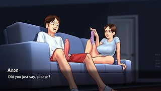 Desi aunty make Hot seen in summer time saga