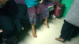 Three Aunty Talking at Bedroom