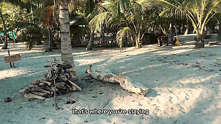 Girl Lost on the Beach Is Fucked by a Tour Guide