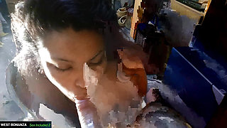 On Her Knees Blowjob #2 - Getting Mouthful of Hot Cum