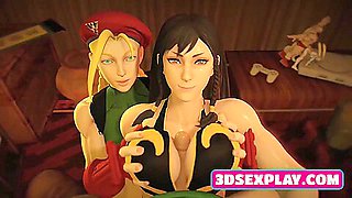 3d Sluts With Huge Round Ass From Video Games Enjoys A