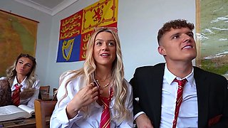 Bonnie Blue, Irishlina, Penelope Peaches - Classroom Gang