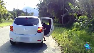 Mike's Girlfriend Cheats on Him at the Beach - Public Car Fuck with Stranger & Handjob Action!