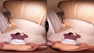 Glamour asian temptress hot VR scene
