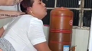 Fucking My Dyke Friend Who Was Washing Dishes