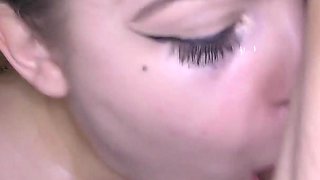 Sexy Babes Closed Their Eyes for Multiple Cumshots
