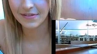Blonde teen Sierras first erotic masturbation video