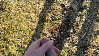 Caught Stroking in Public... She Helped Me Finish