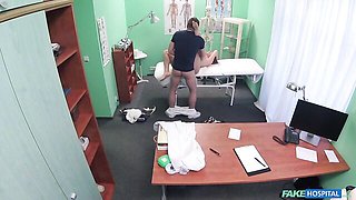 Fake hospital is the best place to fuck a slutty girlfriend Nasty
