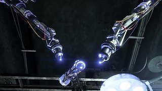 Two 3d cartoon cuties are ready for their bath