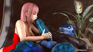 Honoka Vs Bld Ii (big Lizard Dick)& Bonus by 26regionsfm Animation with Sound 3D Hentai Porn Sfm