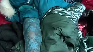 Several Shiny Down-jackets Used for Fucking and Masturbating 267