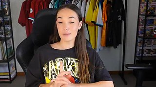 Hot Brunette Solo Masturbation - Nightmare Code Valentine Hentai Reaction
