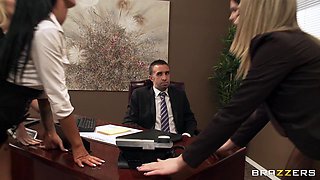 Office 4-Play Ii: Asian Sensation With Mia Lelani, Asa Akira, Keiran Lee, London Keyes, Katsuni - Brazzers