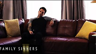 FAMILY SINNERS - Son Gives In To Stepmother's Seduction & Pummels Her Firm Until She Leaves behind About Her Hubby