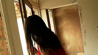 Frustrated Big Boobs Wife India suprised the Big Dick Worker