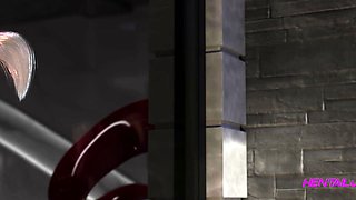 The Anal Domination of a Dickgirl in a Cyberpunk Underworld