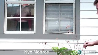 Peeping Tom Fucks Busty Nyx Monroe