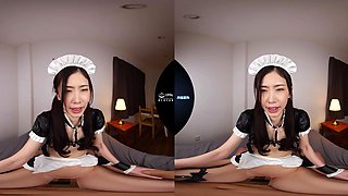 Japanese Housewife in VR POV for Wild Sensual Bliss