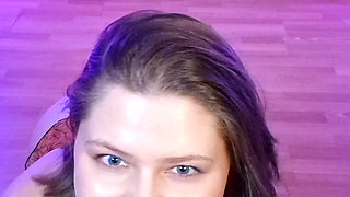 Witch, Blowjob on Knees. Monster Dildo