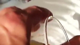Story #7 with Subtitles - Blonde Lily Takes Golden Shower. the Bitch Washes Her Face and Thanks Her Master.