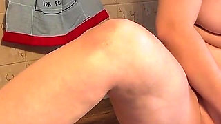 Brazilian Brunette Put a Cucumber in Her Redhead Cousin's Pussy