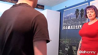 Naughty GILF Tigger Performing Long Oral Session On John Luna