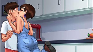 Cartoon mom, mom son cartoon game, mom son anime