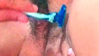 Come Here and Shave My Pussy, Now. You'll Have to Lick It Like a Doggy