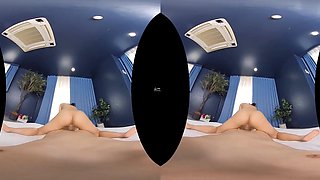 Asian spinner hot VR porn video