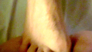 A Guy Does a Footjob for Me
