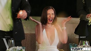 VIXENPLUS – Stunning bride’s first anal experience in luxury hotel
