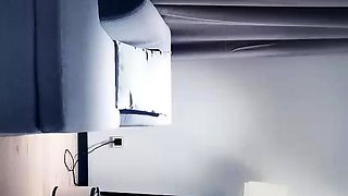 Cute amateur Asian web cam girl teases her great body