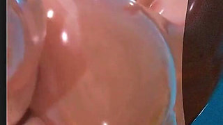 Fat Ass Fortnite Slut Getting Her Tight Oiled up Pussy Fucked