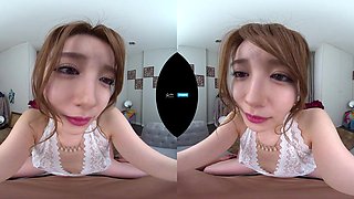 Nipponese horny bimbo VR amazing clip