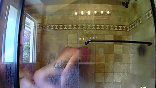 A shower fuck session in the bathroom