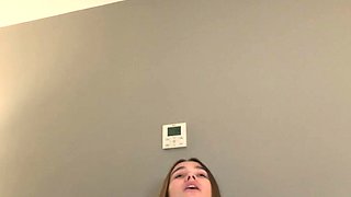 SMALL TIT BRUNETTE TATTOOED TEEN GIRLFRIEND CAUGHT IN SHOWER