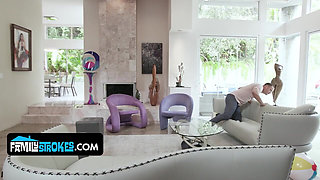 Taboo Hide and Seek - Petite Step Sister Tries to Seduce Step Bro