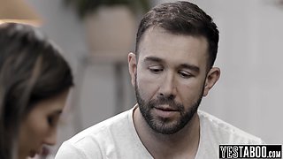 Depressed young girl hump big male stick married guy