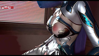 Beauty Neural Goddess in Thicc Form - 3D Animation Hentai