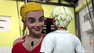 3D animated Hentai porn movie with busty blonde pornstar Dana Vespoli