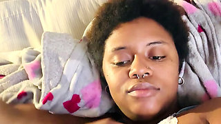 Handsy little Carmen touching her sexy body