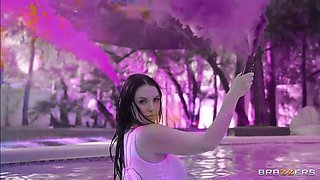 Smoking Hot and Soaking Wet: Xander Corvus nails Oiled Up Australian Pornstar Angela White part 2