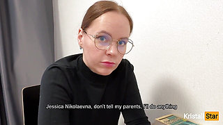 Hungry Teacher Sweetie Girl Has Come up with a New Grading System!