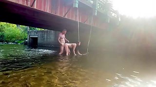 Stud Rough Fucks 18 Yr Old Lain Love On The River