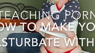 BBW MILF Masturbates with Her Magic Wand